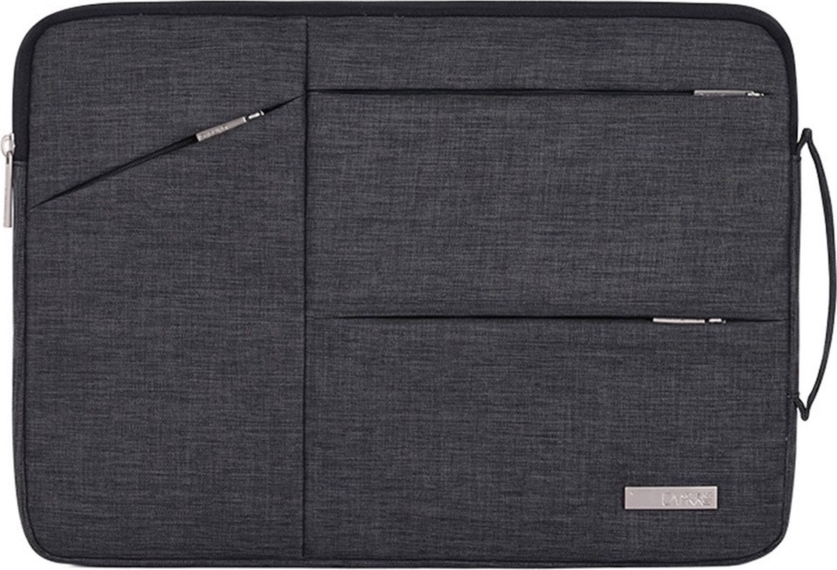 Canvas Artisan Laptopsleeve 13 inch - Laptophoes - Zwart