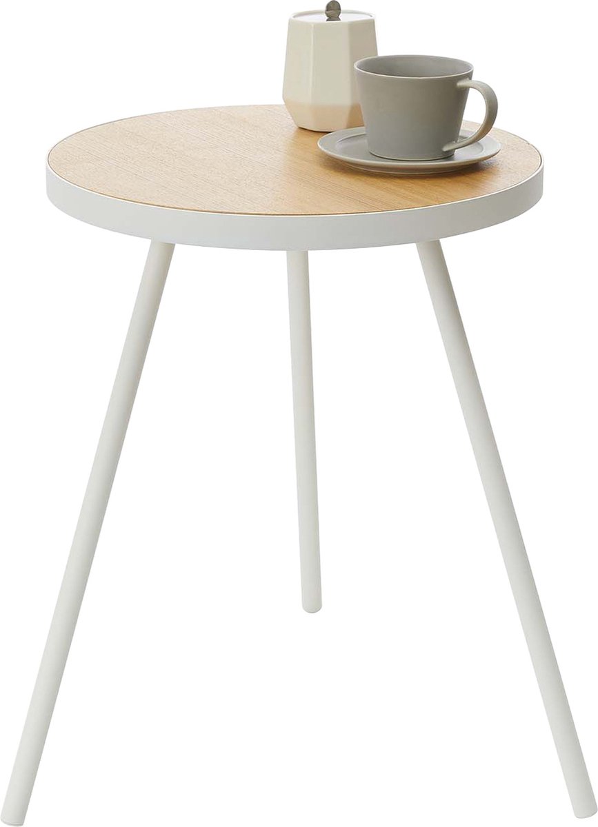 Yamazaki Bijzettafel Rond - Tower - Wit