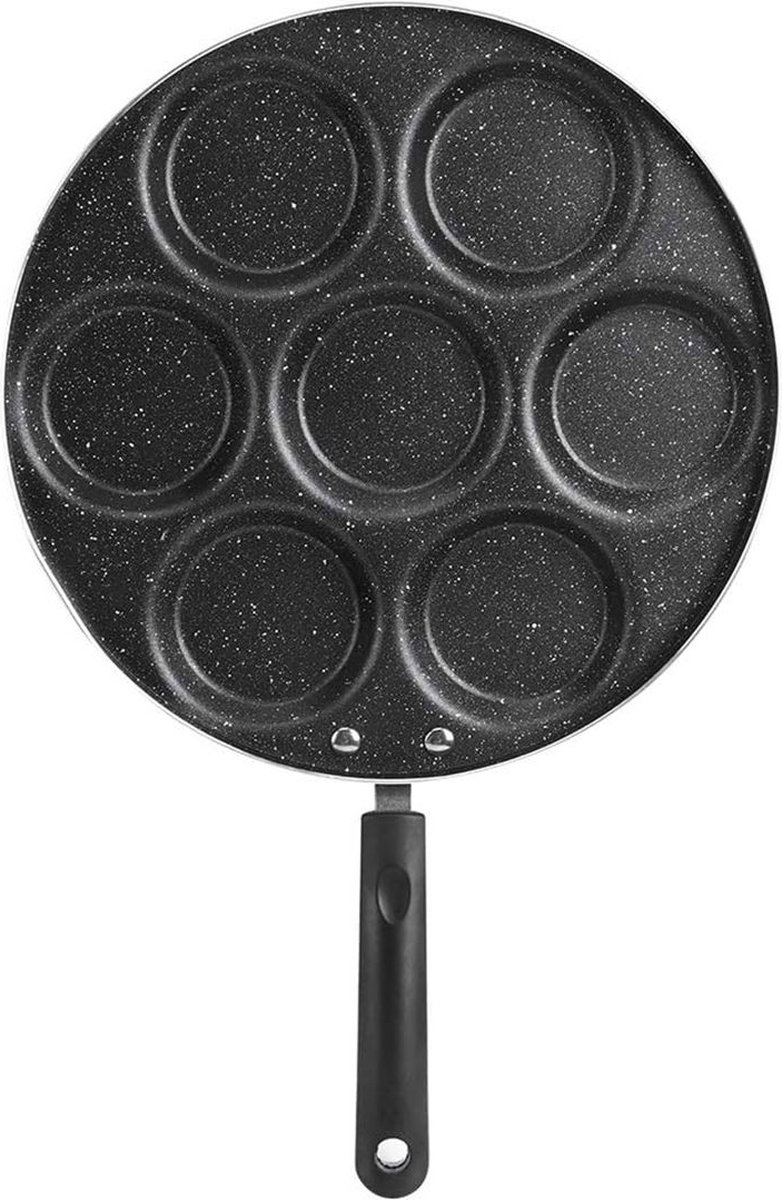 Bol.com White-label Poffertjespan Inductie - Poffertjesmaker - Poffertjespannen - Zwart aanbieding