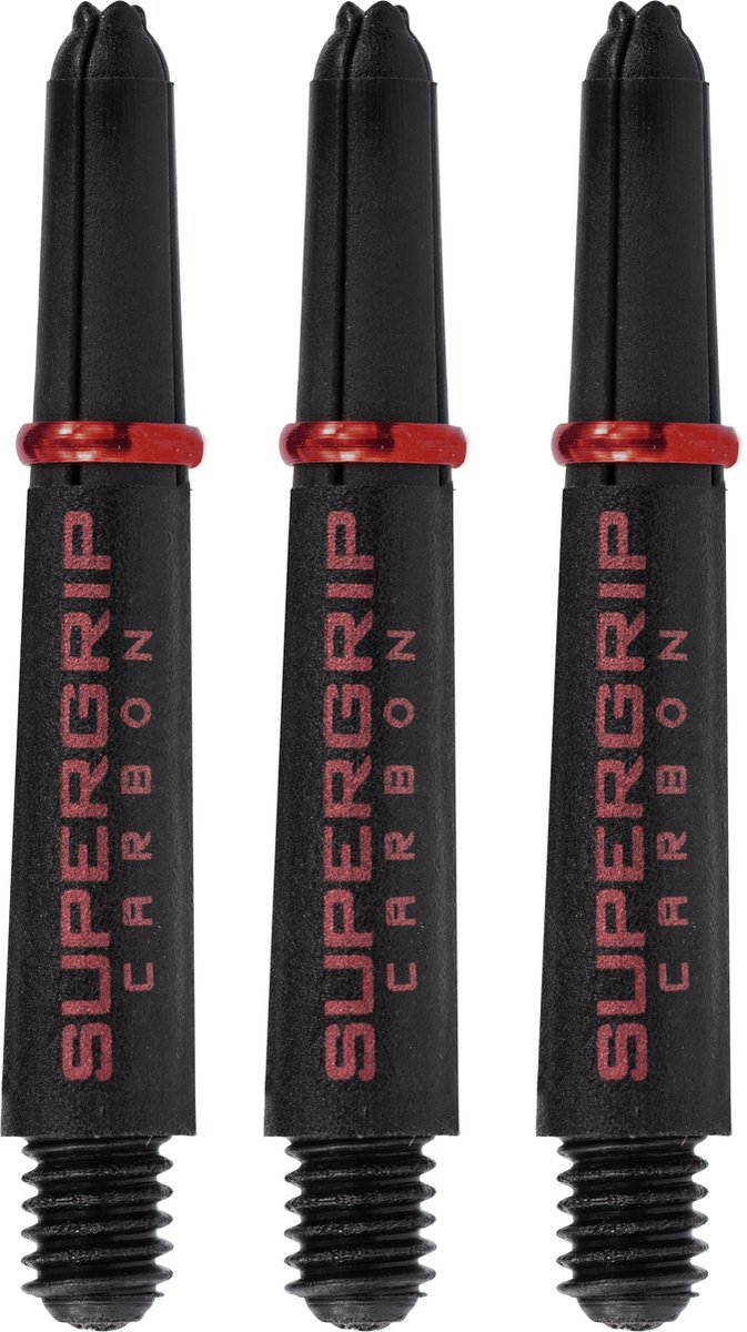 Harrows - Supergrip Carbon Short - Zwart/Rood