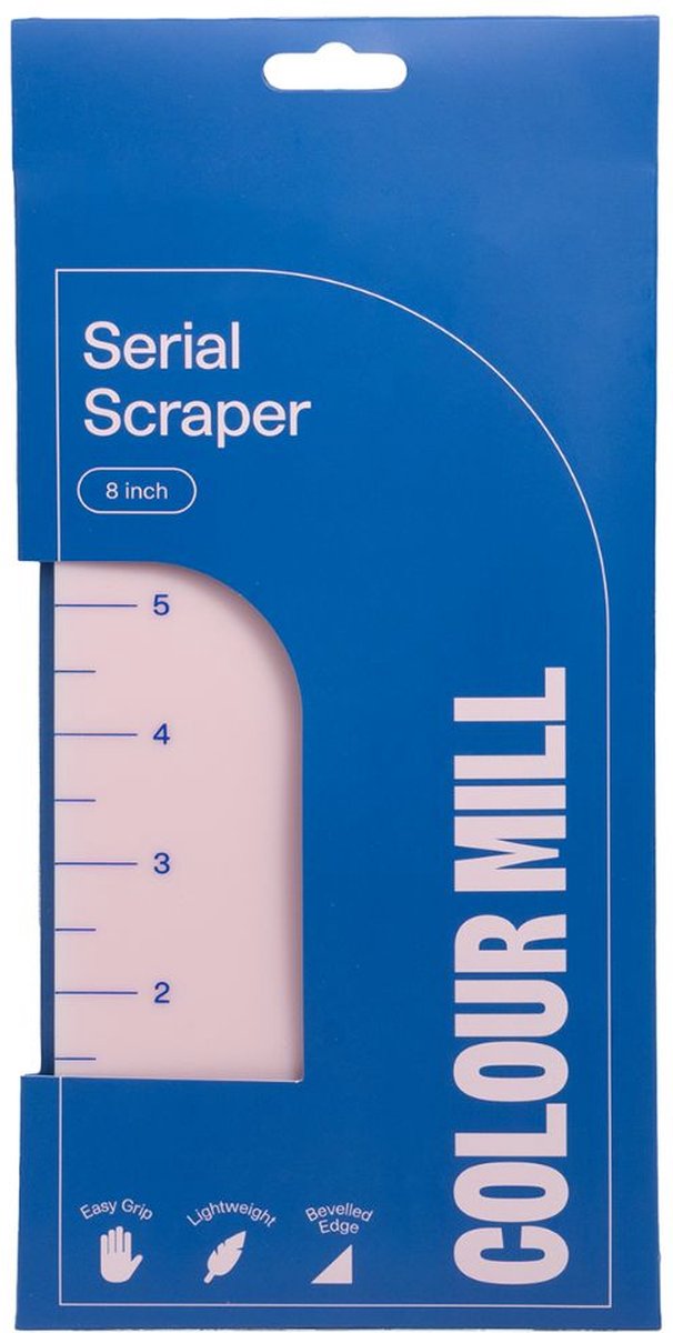 Colour Mill Schraper - 20cm - Deegschraper - Glazuurspatel - Taartschraper - Icing Smoother