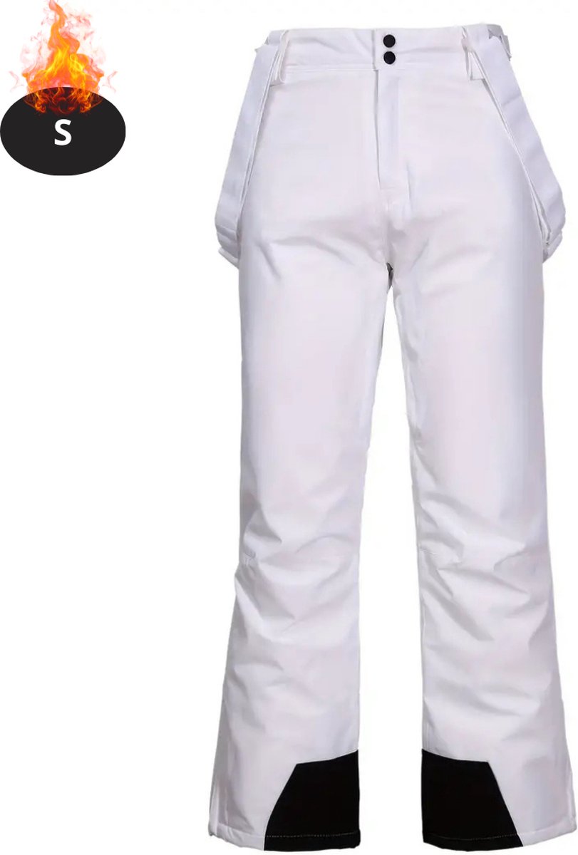 Bovista Skibroek Skipak Snowboard Broek Winterbroek Sneeuwbroek Dames Wintersport Wit