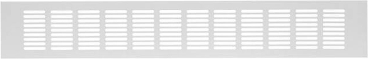 Plintrooster aluminium - zilver L=500mm x H=80mm -RA850S