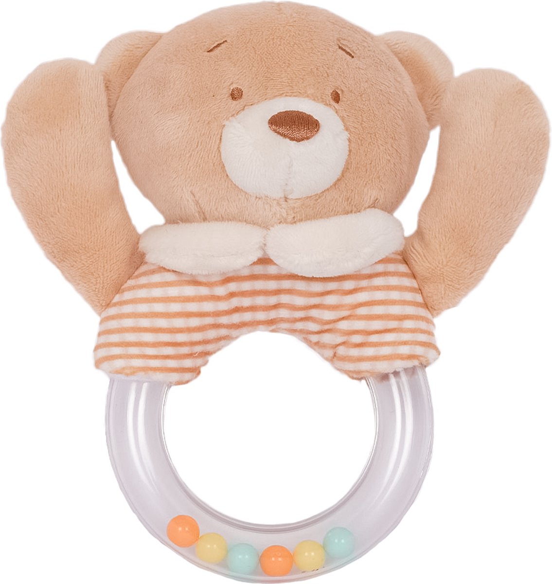 Speelgoedtopdeals - Pluche Rammelaar - Billie Beer - 14cm