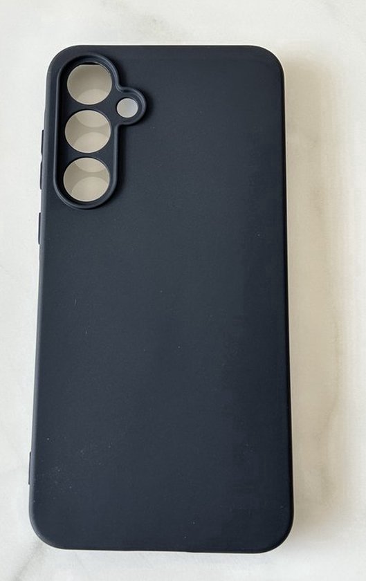 Protection de l'appareil photo Coque arrière en Siliconen/ TPU - Convient pour Samsung Galaxy A16 - Protection Extra de l'appareil photo - Zwart