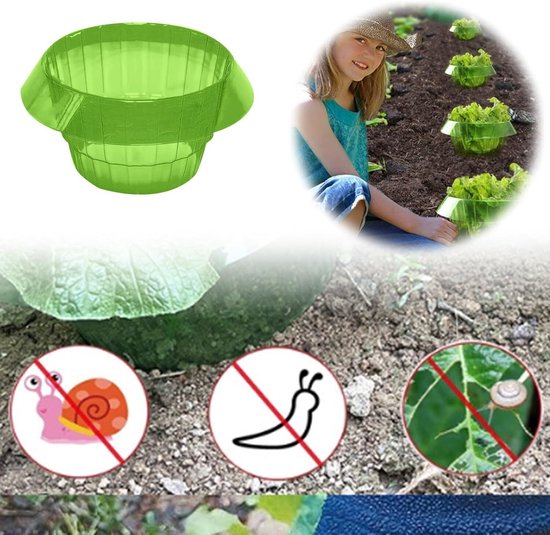 Home & Marker - Anneau d'escargot - Couverture végétale - Antiparasitaire - Housse de protection Plantes - Lutte antiparasitaire - 10 Pièces - VEGISHIELD