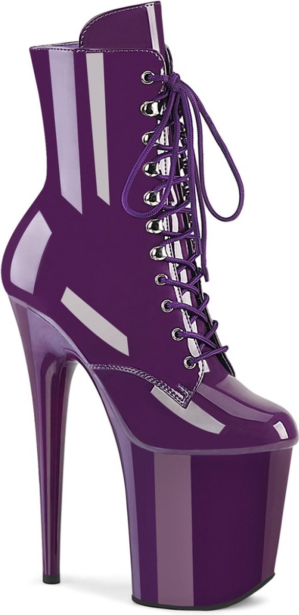Pleaser FLAMINGO-1020 Plateau Laarzen 38 Shoes Paars