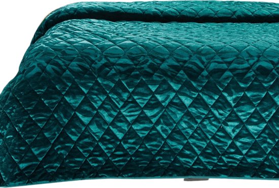 DecoKing Tagesdecke Bettüberwurf 220x240 cm Grau Stahl Steppdecke