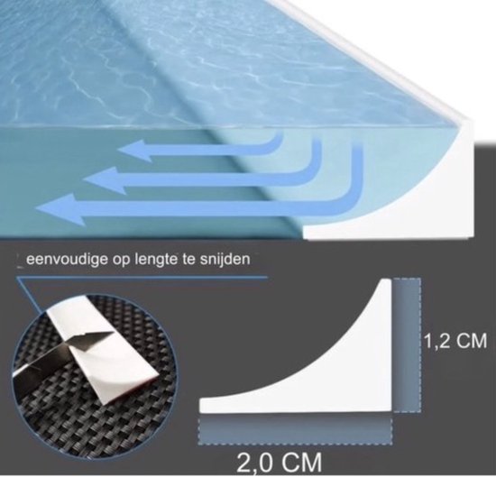 Home Water Retentie Siliconen Drempel Water Dam Ze... – Grandado