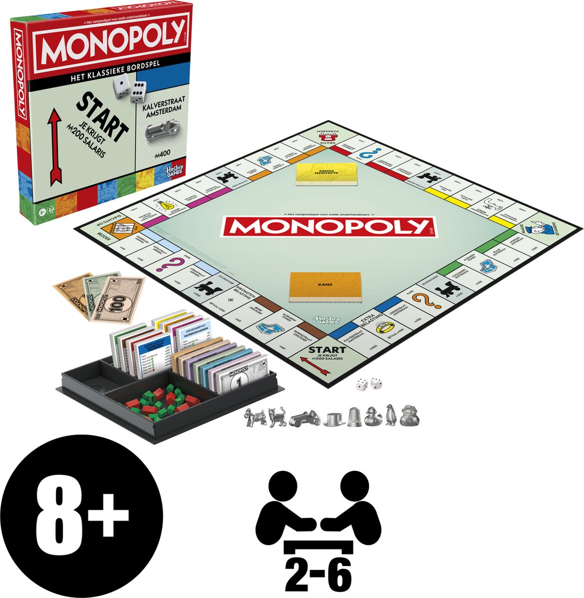 Monopoly Classic Bordspel Vernieuwde editie - NL Editie - Gezelschapsspel — afbeelding 4
