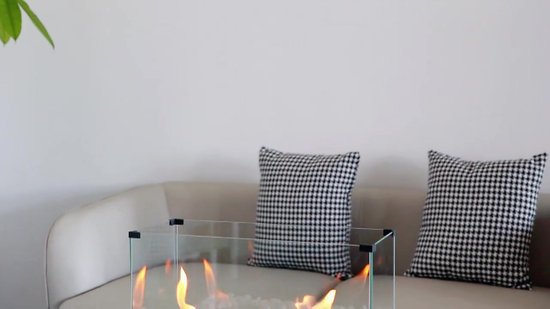 Fiérza Luxe Sfeerhaard Tafelhaard 46CM Incl. Decoratiestenen Fiérza Luxe Sfeerhaard Tafelhaard 46CM Incl. Decoratiestenen