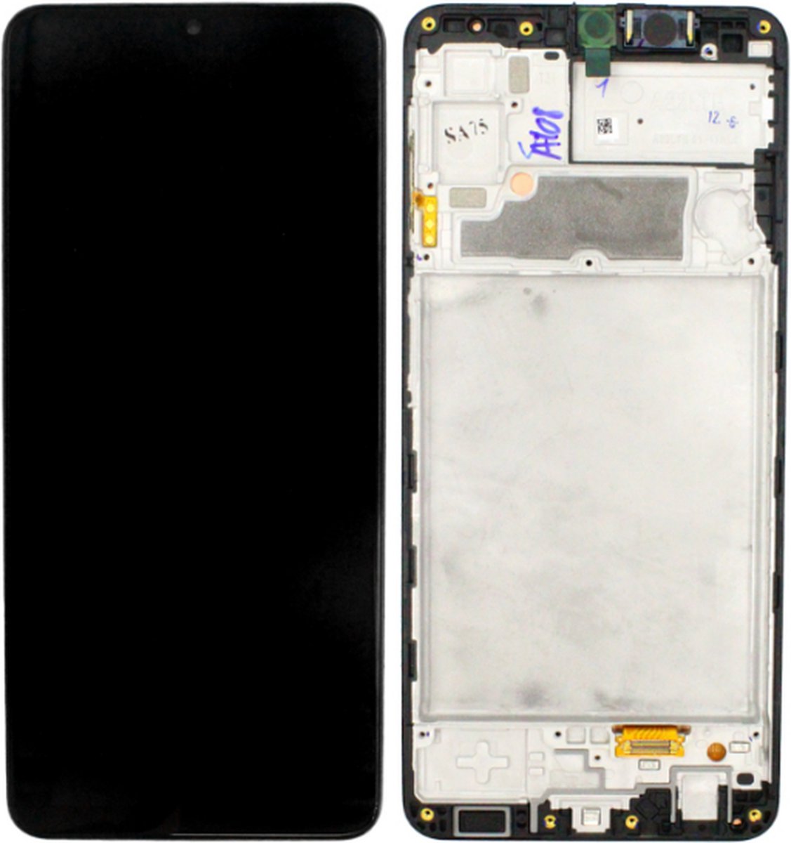 Samsung Galaxy A22 4G (A225F) LCD Display Assembly with Frame (Black)
