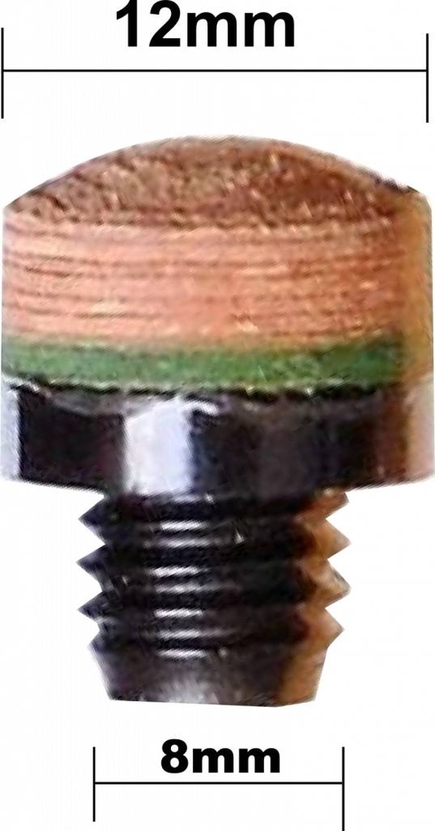 Schroefpomerans 12 mm (10 stuks