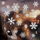Raamstickers Kerst - Sneeuwvlokken - 27 Stickers - Herbruikbaar