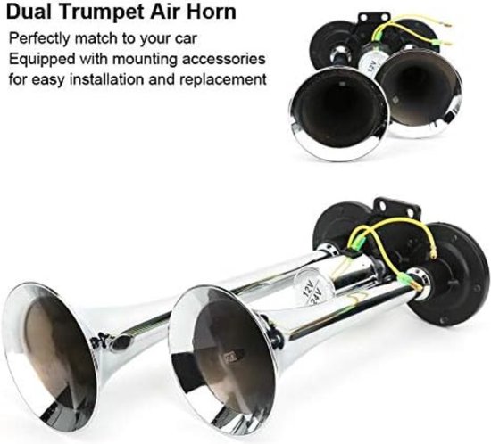 Klaxon pneumatique Lexium - Klaxon pneumatique 12 Volts - Klaxon - Klaxon 12 Volts - Klaxon à gaz