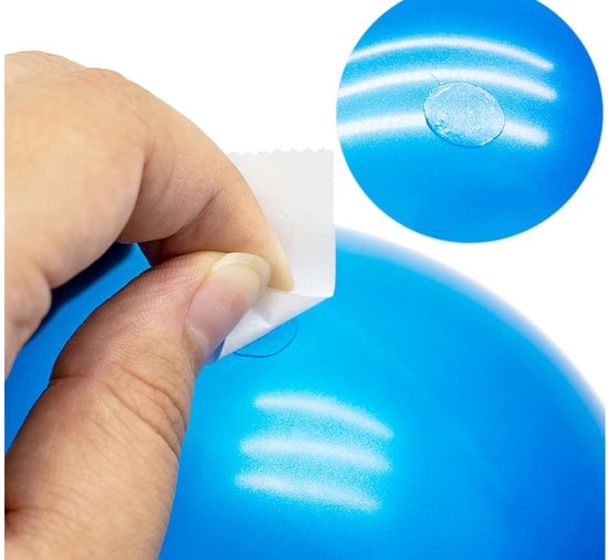 100 stuks ballonnen lijmdots ®Pippashop