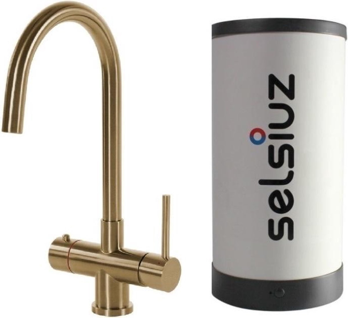 Selsiuz Rond Gold / Goud met Single boiler