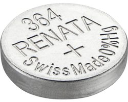 Renata 364 / SR621SW - zilveroxide knoopcel horlogebatterij - 2 (twee) stuks - Swiss Made