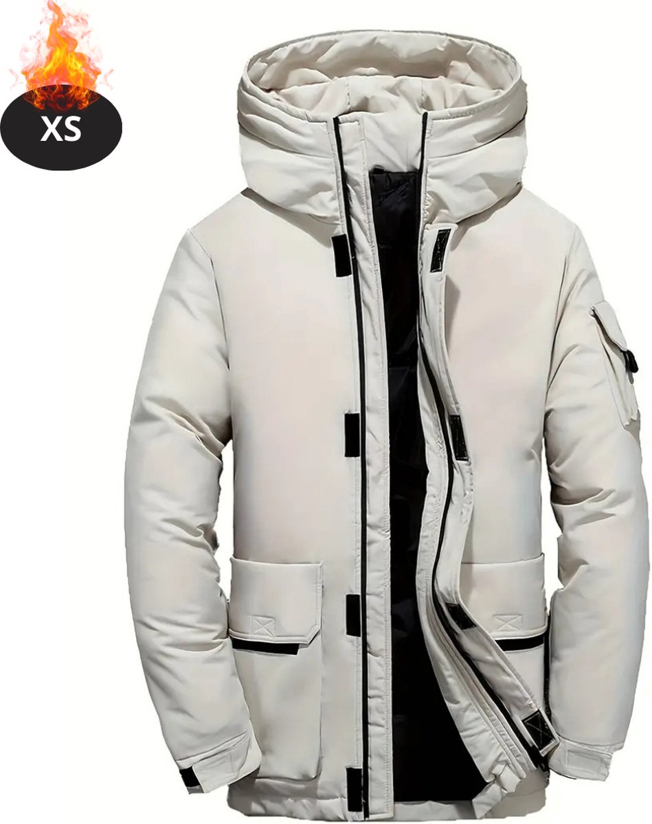 Livano Skipak SkiBroek Skijas Ski Suit Wintersport Heren Winter Warm Fleece Beige