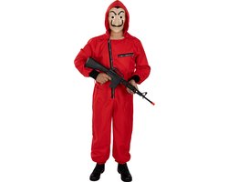 FUNIDELIA Déguisement La Casa de Papel avec Pistolet Adulte - Taille : M - L