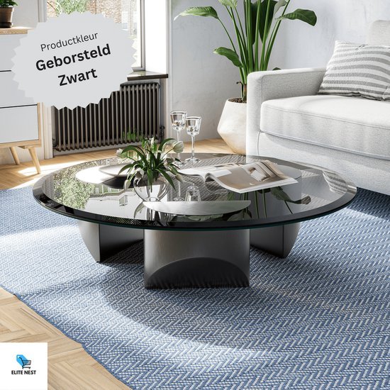 Mrs. Jones® - Moderne Salontafel - Ronde Koffietafel - Gehard Glas ...