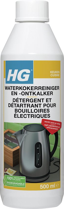 Nettoyant et détartrant HG pour bouilloires - 500 ml.