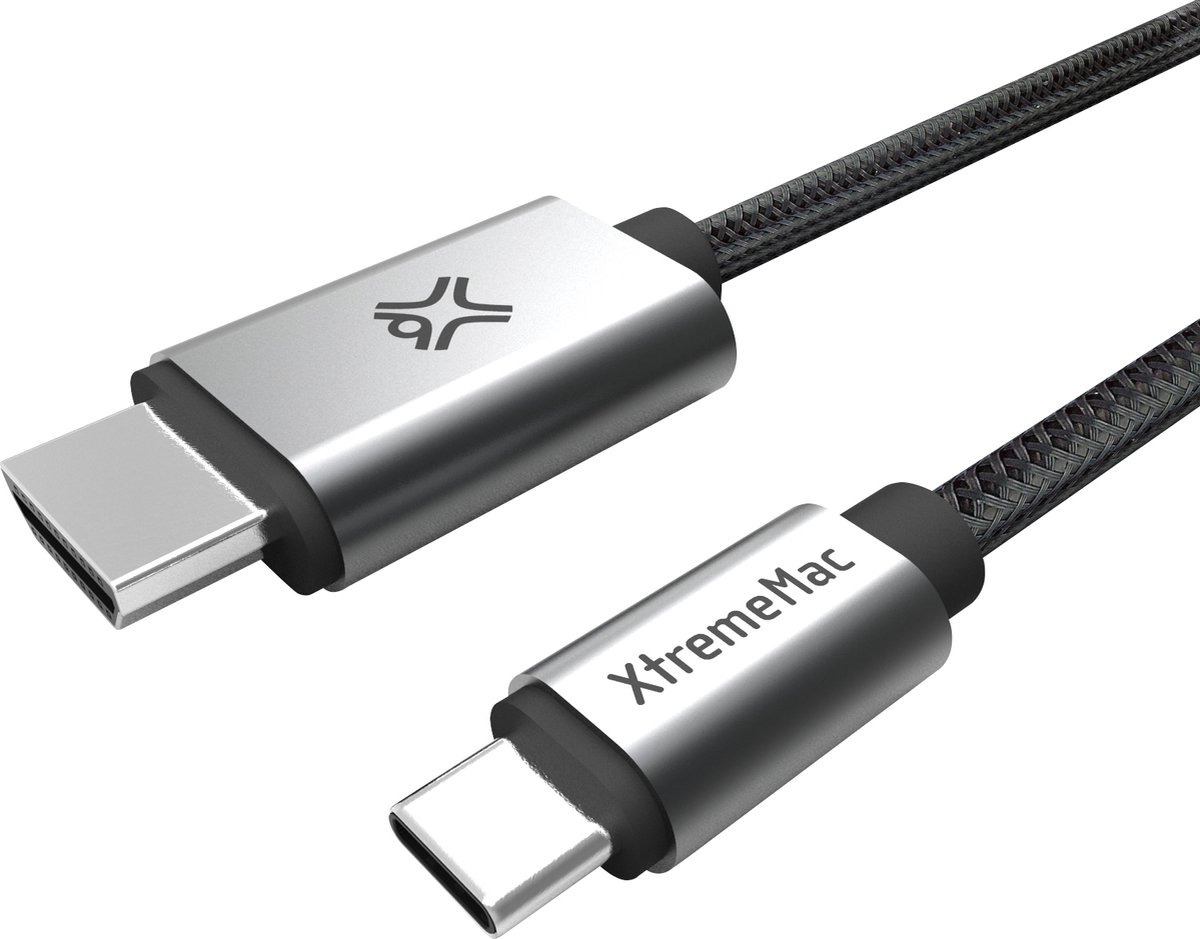 XtremeMac - HDMI Kabel - HDMI - USB C naar HDMI - HDMI USB C - 1M
