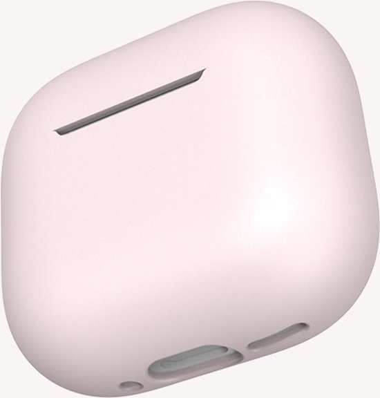 Hoesje in het Roze geschikt voor Apple AirPods 4 - TCH - Beschermhoes - Siliconen - Case - Soft case