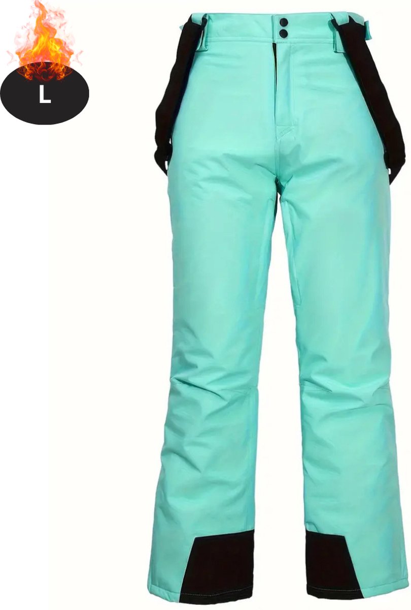 Livano Skibroek Skipak Snowboard Broek Winterbroek Sneeuwbroek Dames Wintersport Groen