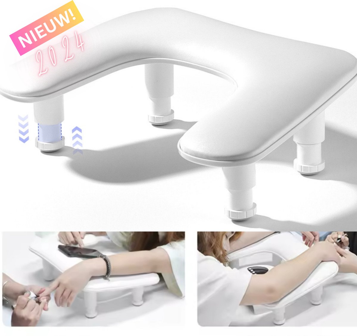 Goedkoopste Armsteun - Nagel armsteun - Nagel armsteun kussen -Manicure Nagelstyliste -Wit Manicure kussen - Armsteun-Nagelkussen-Manicure Handkussen-Handkussen-Manicure Tafel voor Nagelstudio-Nagelverzorging-Acrylnagels-Gelnagels-Gellak-Schoonheidsspecialiste