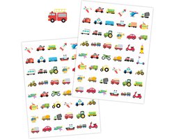 Beloningsstickers Voertuigen - 2 Stickervellen - Jongens Stickers