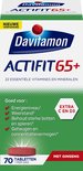Davitamon Actifit 65+ verpakking met productinformatie en ingrediënten.