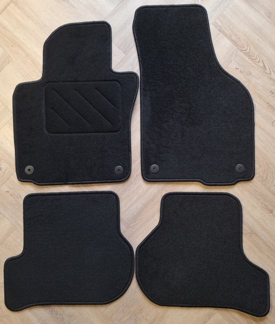 Tapis de voiture sur mesure Convient pour Golf 6 Année de construction 2009-2012 Jeu de tapis Golf 6