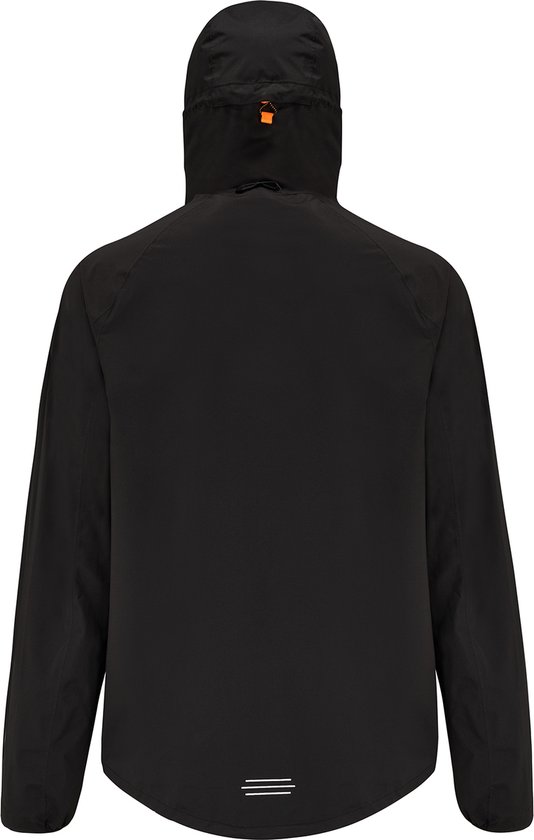 Zwarte ultra lichtgewicht heren regenjas Venture M