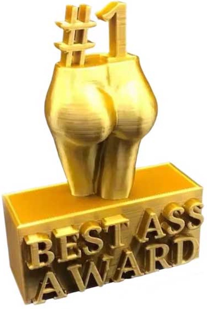 Best Ass Award - Mooiste Billen - Mooie Kont - Prijs - Kado - Grappig - Vriendin - Vrouw Bokaal