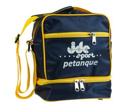 JDC Petanque Bouletas middelgroot Marineblauw/Geel