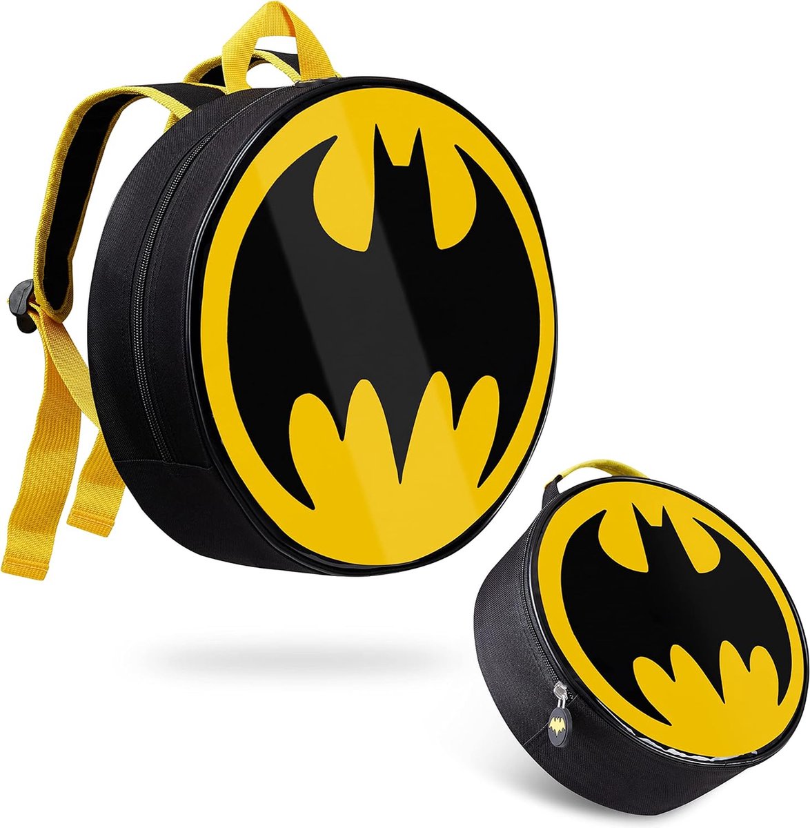 DC Comics Batman Backpack - School Bag and Lunch Bag