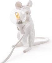 Seletti Tafellamp - Muis - Wit - LED