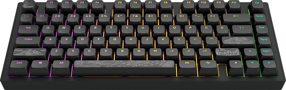 Dark Project - ALU Terra Nostra - Mechanisch Gaming Toetsenbord ANSI (ENG) - Zwart