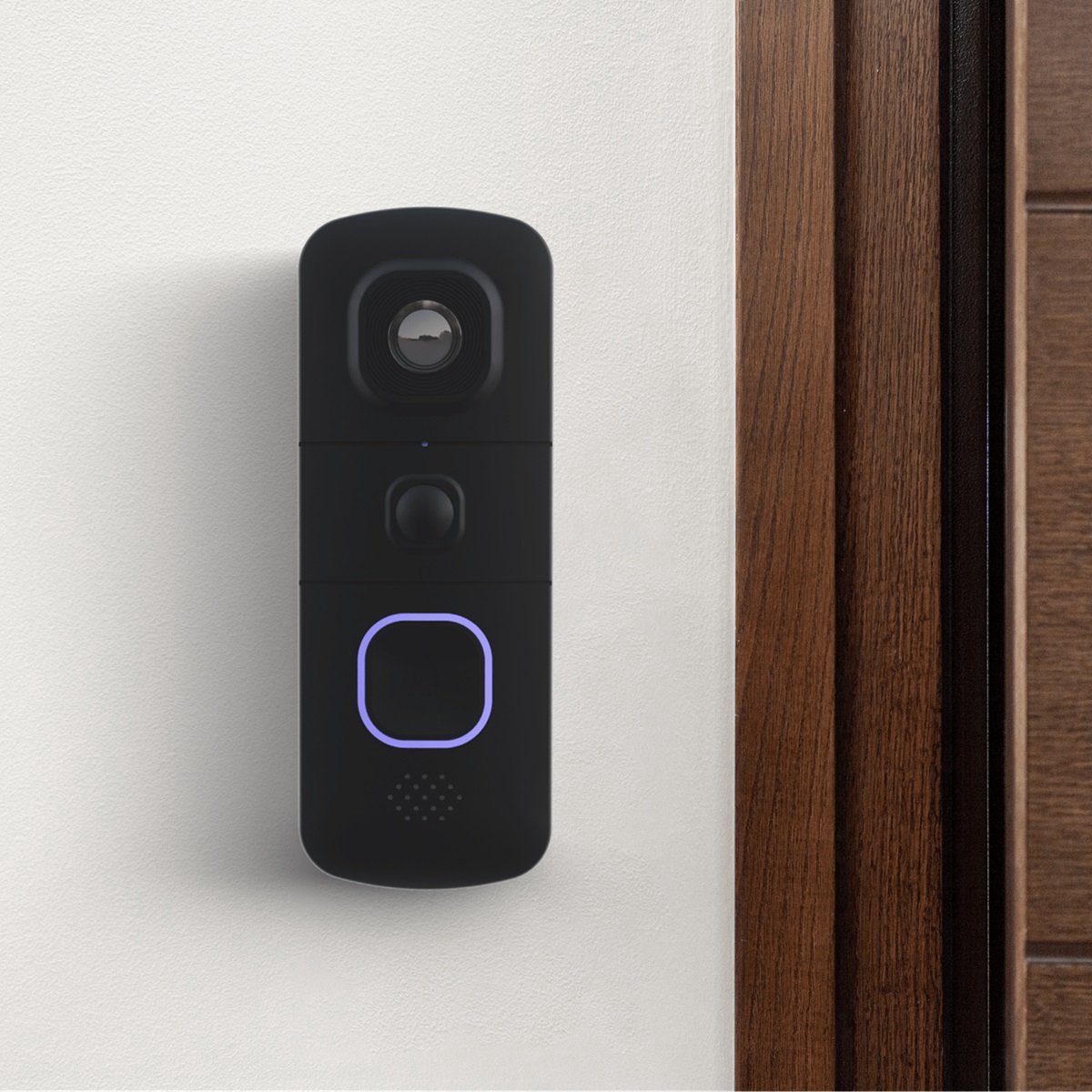 Afbeelding 3 van Swann EVO Video Deurbel - Slimme Video Deurbel - Inclusief Chime - SwannShield™ AI Voice Assistant - 2K ultra HD video - Accu - Nachtvisie - Geen Abonnement