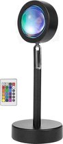 Lampe Sunset - 16 Couleurs - Avec Télécommande - Sunset - Nieuwe Version (2021) - Projecteur Galaxy - Lampe - Projecteur Star - Lampe de Table - Wake Up Light - Lampe Led - Lampe Golden Hour - Lampe de Projection Sunset - Lampe Sunset