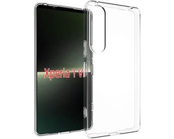 MobyDefend Hoesje - Geschikt voor Sony Xperia 1 VI - Transparante TPU Backcover - Volledig Doorzichtig