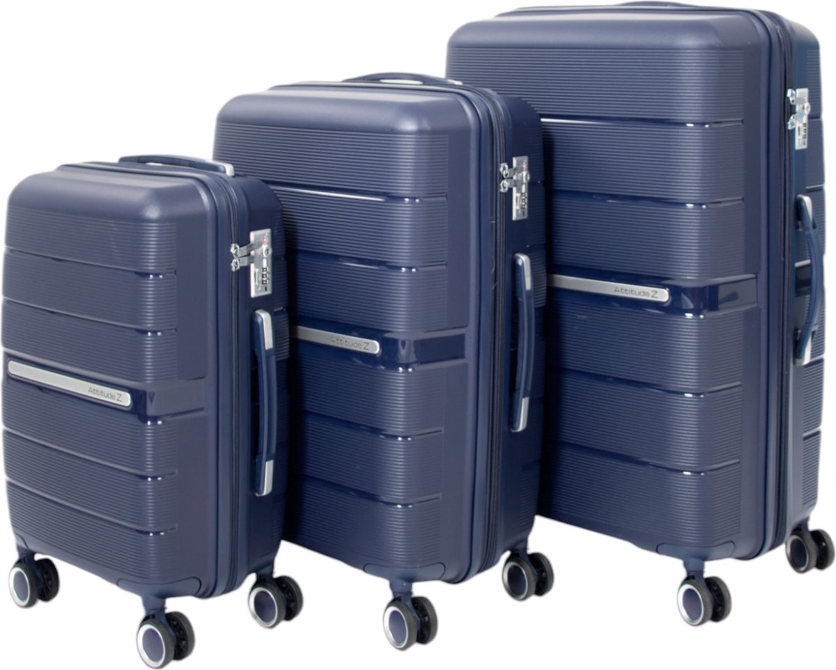 AttitudeZ Elegance Reiskoffer Set Blauw