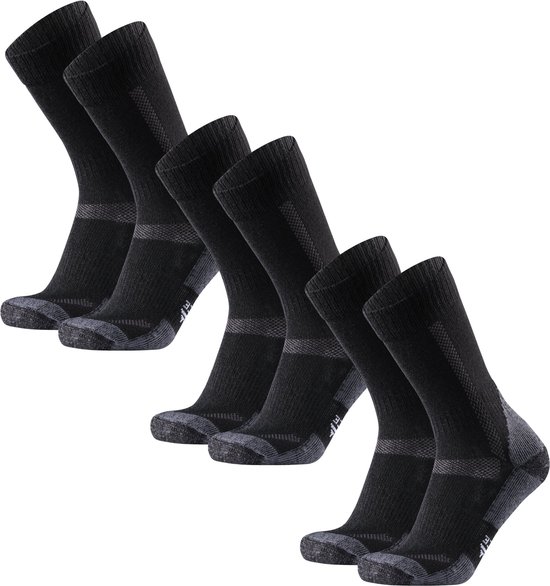 DANISH ENDURANCE Chaussettes de marche en laine mérinos - 3 paires - Taille 43-47