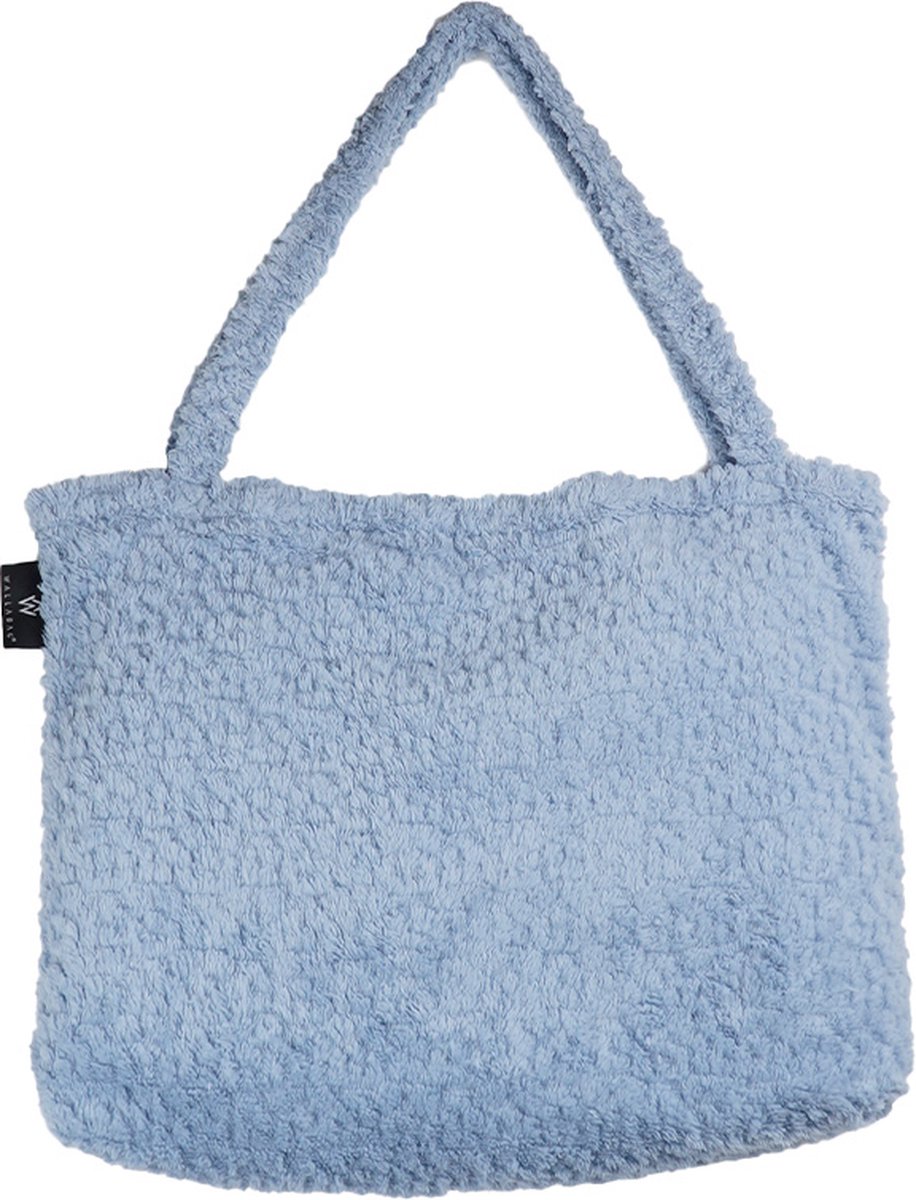 Wallabag Sharpa Soft Blue - Sporttas - Shopper - Tote Bag - Yogatas