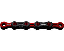KMC X11 DLC Fietsketting 11 speed - Zwart/Rood