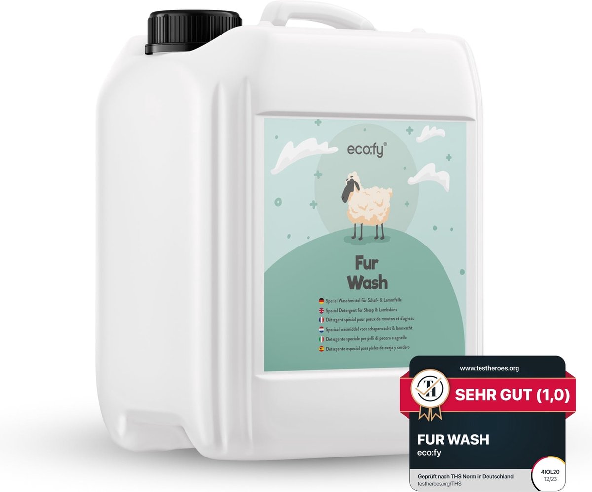 Goedkoopste eco fy® Speciaal vachtwasmiddel • wasmiddel met lanoline voor schapen- en lamsvachten