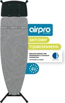 AIRPRO By Widex Strijkplank - 120x42 L Antraciet - 50% Sneller strijken - Extra duurzaam - Inclusief gratis Airpro Strijkplankhoes - Strijkplanken - Strijken - Met strijkijzerhouder en 7 jaar garantie