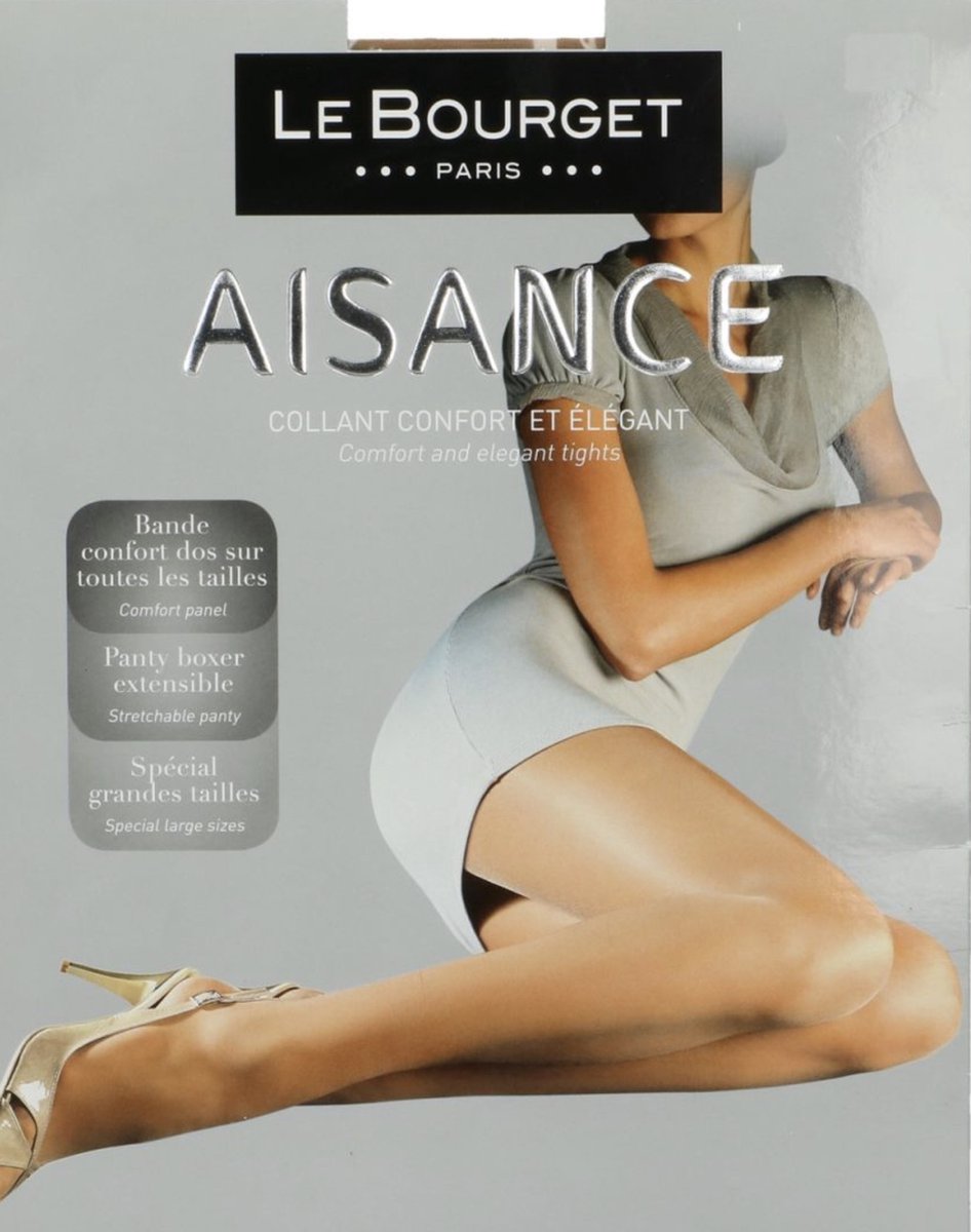 Le Bourget aisance 20 den panty maat 4/XL bronze