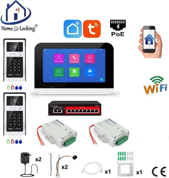 Smart T-2303V Videofoon met Touchscreen (EAN: ...8811) - Smart - €433,08